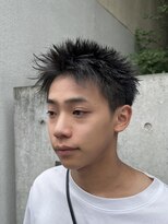 アエル(aeru)&nbsp;スパイキーショート/アップバング／ツーブロック