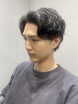毛流れニュアンスパーマ　ハンサムショート