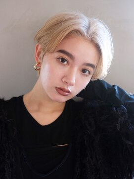 シオン(shion) くすみベージュオリーブカラー秋色透明感カラー_ba503602