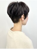+大人ショート刈り上げくびれショート前下がりショート30代40代1