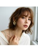 【ラフな動きと柔らかさを兼ね備えた大人ボブ】