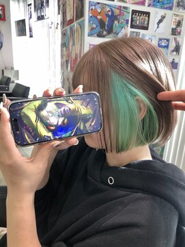 トーキョー オタクヘアー(TOKYO OTAKU HAIR) ▼ブレマイ 壱川春日 推しカラー インナーカラー ダブルカラー