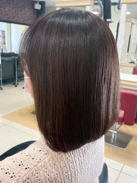 ヘアークリアー 春日部 大人可愛い20代30代40代 ナチュラルストレートボブスタイル