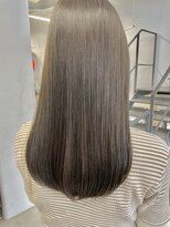 ヘアー アイス 御器所本店(HAIR ICI) 髪質改善カラー秋カラーくすみアッシュグレージュロング