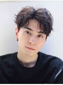 アップバングスパイラルショート
