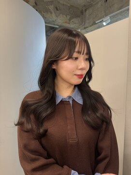 カノエ(canoe) グレージュカラー顔周りレイヤー20代~50代【西新大濠荒戸】