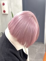 ニコトウキョウ 新宿(nico TOKYO)&nbsp;ダブルカラーミルクティーピンクホワイトパープルハイトーン韓国