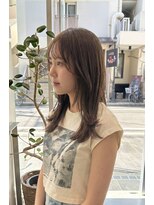 トレ(tre.)&nbsp;髪質改善 レイヤースタイル 大人可愛い
