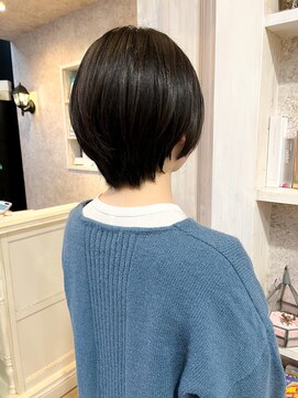キャアリー(Caary) 福山美容室Caary髪質改善美髪丸みショートボブ艶髪20代30代40代