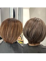 ソーコー 小倉店(SO-CO) ブリーチを使わない白髪ぼかし