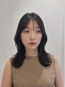 ビューバイネオリーブ 用賀店(Beau'r by neolive) ストレートパーマ縮毛矯正ダークパープル夏ミルクブラウン[用賀]