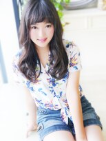 ヘア ジュレ ドゥ(hair jurer deux)&nbsp;【ヘアジュレドゥ 花井 】 大人黒髪カジュアル☆無造作セミディ