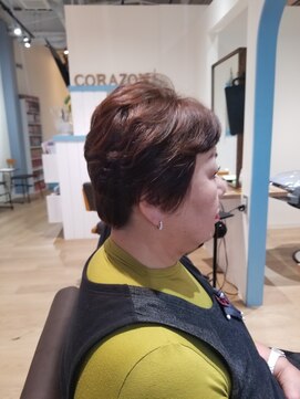 ヘアーメイク コラソン(hair make corazon) 似合わせカットメルティカラー着物フェミニンロング