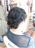 ミディアム結婚式アップアレンジ【ヘアアレンジ　立川/立川南】