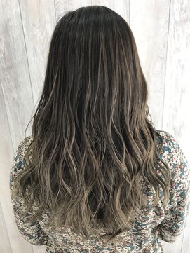 シエル 立川店(CIEL) 【CIEL原田】バレイヤージュカラー×ミルクティーベージュ