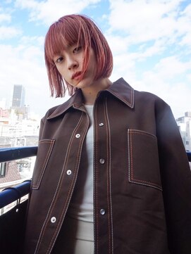 カナン(CANAAN) 10代20代　ラベンダーカラー　切りっぱなしボブ