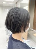 透け感やわらかショートカット文京区/茗荷谷/リタッチ/カラー