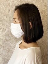 サク(saku)&nbsp;首が隠れるボブ