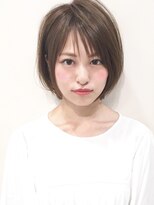 シルクレイ 吉祥寺店(Silk-lei) 大人かわいいフェザーバング前髪ショートベージュ20代吉祥寺