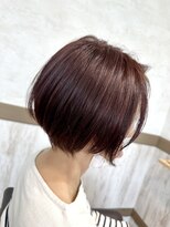 ヘアーリゾートガーデンバイトロント 船橋法典店(Hair Resort Garden by Toronto) ショートボブ×カシスカラー【船橋、西船橋、市川大野、塚田】