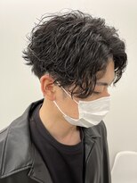 ラヴィズム 名駅店(LUVISM)&nbsp;メンズセンターパートツイトスパイラルスパイラルパーマ波巻き