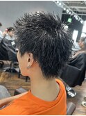 スパイキーショート アップバング