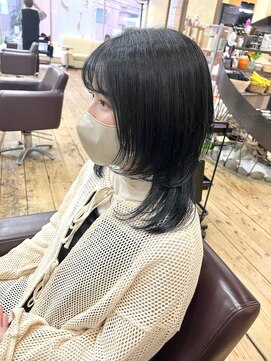 スミ(sumi) ウルフカット/長崎ウルフカット/ウルフヘア/20代30代40代◎岩田