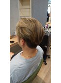 20代30代40代ハイライト外国人風カラープラチナアッシュ