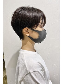 スニップ(Snip) 20代30代40代小顔ハンサムショートアッシュブルーブラック