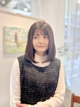 ウミネコ美容室 センター南店(Umineko美容室) 鎖骨ラインミディ