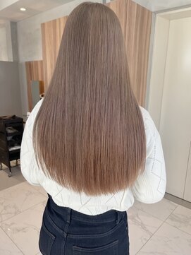 ガリカ 大名(Gallica) 【森千晶】大人かわいいミルクティーベージュ/艶髪ストレート