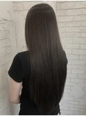 姫カットシアーカラーダークアッシュ縮毛矯正美髪矯正所沢練馬