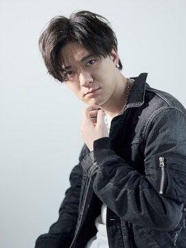 メゾンデエムスラッシュ センター北(Maison des M.SLASH) かきあげバング/マッシュパーマ/オリーブアッシュ/センター北