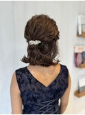 結婚式／二次会／女子会／パーティー／ハーフアップ