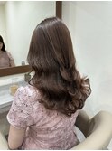 韓国風コテ巻き風パーマ