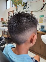 バーバースマイルケーアンドケー(BARBER SMILE K&K)&nbsp;メンズキッズフェードショート