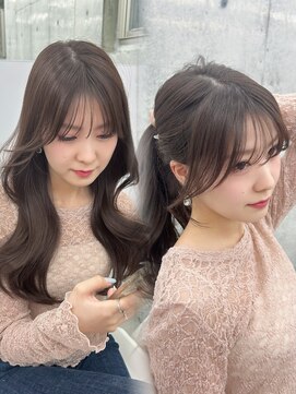 エヌアイ オモテサンドウ(ni omotesando) ☆結んでも可愛いお顔まわりカット レイヤーカット☆