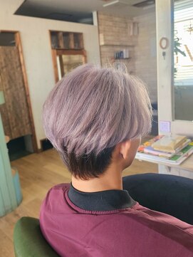 シャイン(SHINE) ダブルカラー☆淡いパープル