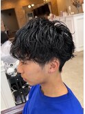 ナチュラルカール×ウェットスタイル