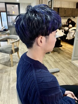 ヘブンリー(heavenly) ネイビーブルー/ラベンダーグレージュ/ハイライトカラー