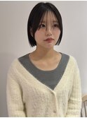 【YOKE】セピアグレージュオリーブグレージュ縮毛矯正薄め前髪