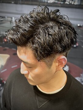 ヒロギンザ 六本木店(HIRO GINZA) ソフトツイストスパイラル×メンズショート