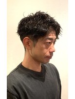 銀座マツナガ 浅草店&nbsp;メンズパーマ刈り上げナチュラル