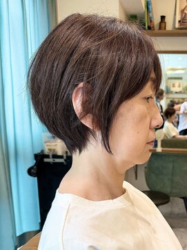 ロンド パルティール 大宮(Lond partir) ミニウルフレイヤーカット顔周りカット前髪カットショート/大宮