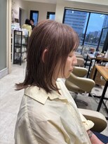 アローム(alom) ホワイトグレージュ/デジタルパーマ/チェリーブラウン/茅ヶ崎