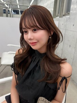 エヌアイ オモテサンドウ(ni omotesando) ☆レイヤーカット 顔周りカット ベージュカラー☆