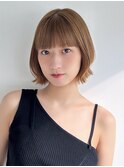 【La fith】外ハネボブ×ケアブリーチ×重めバング