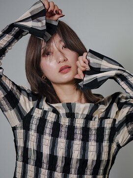 ファルファラ(farfara) 【farfara】レイヤーカット/ウルフ/顔まわりカット/ブラウン