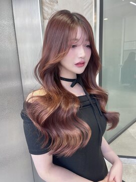 リリー(Lilley) 顔まわりカット×小顔レイヤー×韓国風巻き×髪質改善