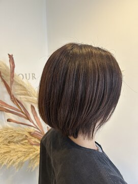 モカベージュボブ